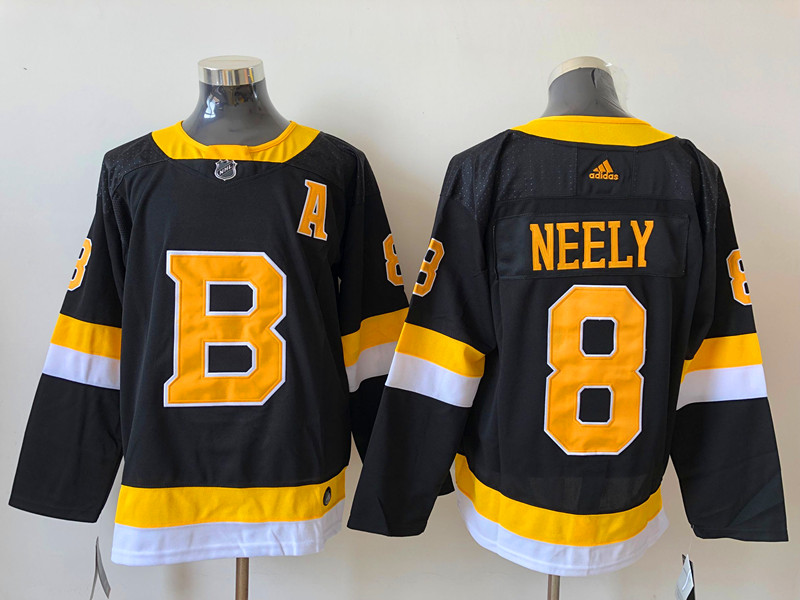 Men's Boston Bruins Cam Neely #8 Black Jersey